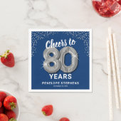 Proost op 80 Jaar Volwassene Verjaardag Servetten (Insitu)