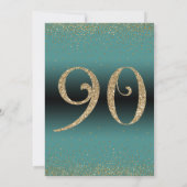 Proost op 90 jaar verrassingsverjaardagsfeest, Bla Kaart (Achterkant)