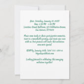 Proost op 90 Years 90th Birthday Party Foto toevoe Kaart (Achterkant)