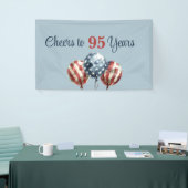 Proost op 95 jaar verjaardagsfeest spandoek (Beurs)