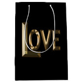 Proost op Big Love Wedding Gift Bag, Medium Cadeauzakje (Voorkant)