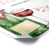 Proost op Blush Pink Vrijgezellenfeest Bedankt Poster (Hoek)