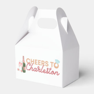 "Proost op Charleston" Bach-feestcadeautjesdoos Bedankdoosjes