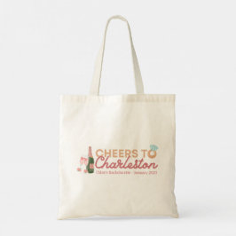 "Proost op Charleston" boodschappentas Tote Bag