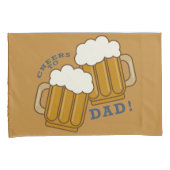 Proost op Dad Beer Mokken Pattern Kussensloop (Voorkant-Rechts)
