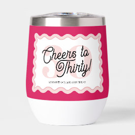 Proost op de 30e verjaardag van Thirty Modern Wavy