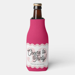 Proost op de 30e verjaardag van Thirty Modern Wavy Flesjeskoeler