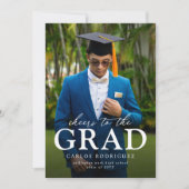 Proost op de Afgestudeerde Foto Afstuderen Kaart (Voorkant)