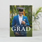 Proost op de Afgestudeerde Foto Afstuderen Kaart (Staand voorkant)