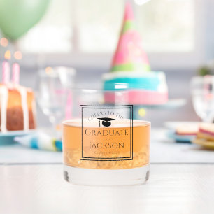 Proost op de Afstuderen Custom Whiskey Glass Whisky Glas