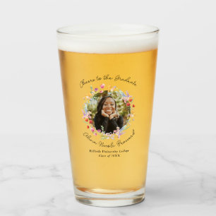 Proost op de Afstuderen Keepsake Photo Glass Cup Glas