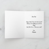 Proost op de Beste Papa Gritty Stijl Vaderdag Kaart (Binnen)