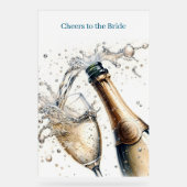 Proost op de Bruid Acryl Bord (Voorkant)