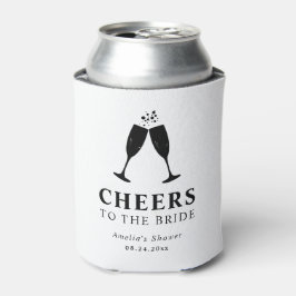 Proost op de bruid Brunch & bubbels Bruidsfeest Blikjeskoeler