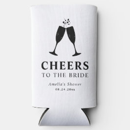 Proost op de Bruid Brunch & Mousserende Wijn Bruid Seltzer Blikjeskoeler