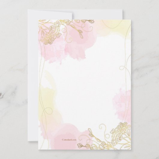 Proost op de bruid kaart (Achterkant)