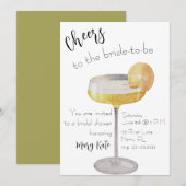 Proost op de bruid kaart (Voorkant / Achterkant)