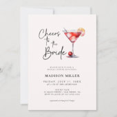 Proost op de bruid Vrijgezellenfeest minimalist Kaart (Voorkant)