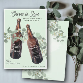 Proost op de Bruiloft Groene Bier Bruidsfeestje Kaart
