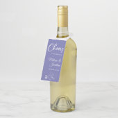 Proost op de bruiloft van de delicate orchideeën flessenhanger (Schuin)