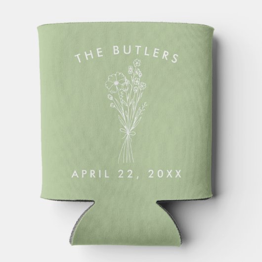 Proost op de dubbelzijdige bruiloft Coozie (Achterkant)