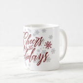 Proost op de Feestdagen - Elegante vakantie Mok (Voorkant rechts)