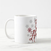 Proost op de Feestdagen - Elegante vakantie Mok (Links)