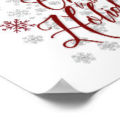 Proost op de Feestdagen - Elegante vakantie Poster (Hoek)