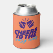 Proost Op De Gekken Koeler Blikje (Blikje Voorkant)