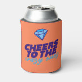 Proost Op De Gekken Koeler Blikje (Blikje Achterkant)