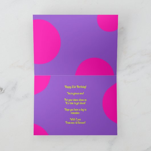 Proost op de Kaart van 21 jaar (Binnen)