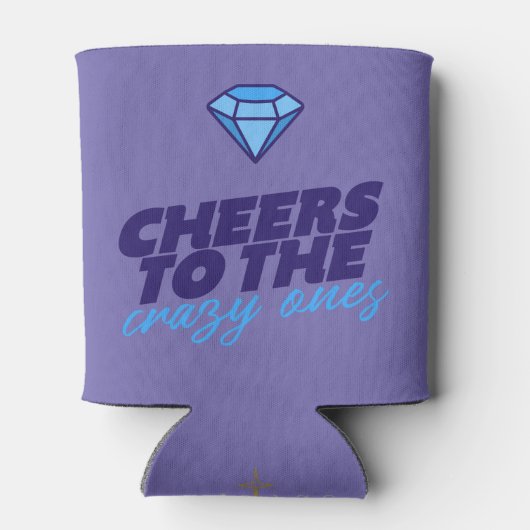 Proost op de Koelbox van Crazy Ones Blikjeskoeler (Achterkant)