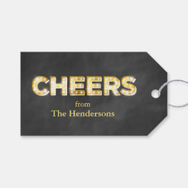 Proost op de Labels van Chalkboard Cadeaulabel