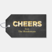 Proost op de Labels van Chalkboard Cadeaulabel (Achterkant Horizontaal)