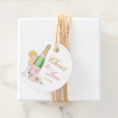 Proost op de Liefde Bruidsbrunch en Mousserende Wi Bedankjes Labels (In situ)