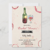 Proost op de liefde bruidsfeest uitnodiging (Voorkant)