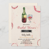 Proost op de liefde bruidsfeest uitnodiging (Voorkant / Achterkant)