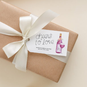 Proost Op De Liefde Cadeaulabel