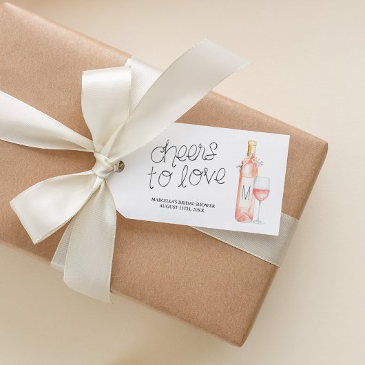 Proost Op De Liefde Cadeaulabel