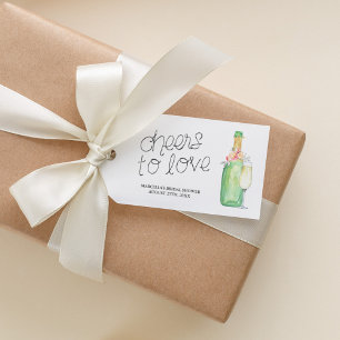 Proost Op De Liefde Cadeaulabel