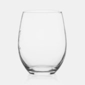 Proost Op De Liefde Handgeschreven Schrift Wijnglas Zonder Voet (Links)