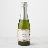 PROOST OP DE LIEFDE Huwelijk Sparkling Wijnetiket (Voorkant)