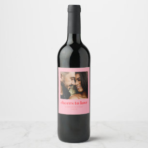 Proost Op De Liefde Persoonlijke Trouwcadeaus Wijn Etiket