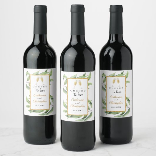 Proost op de liefde voor chique mousserende wijn B Etiket (Flessen)