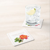 Proost op de liefde voor hybride thee roos sinaasa kartonnen onderzetters (Insitu)