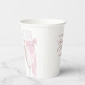 Proost op de liefde wijnglazen Bow Stropdas Vrijge Papieren Bekers (Rechts)