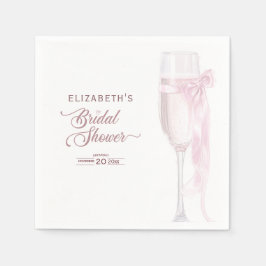 Proost op de liefde wijnglazen Bow Stropdas Vrijge Servet