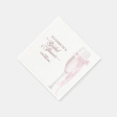 Proost op de liefde wijnglazen Bow Stropdas Vrijge Servet (Hoek)