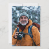 Proost op de marine en de gouden foto pensioen par kaart (Achterkant)