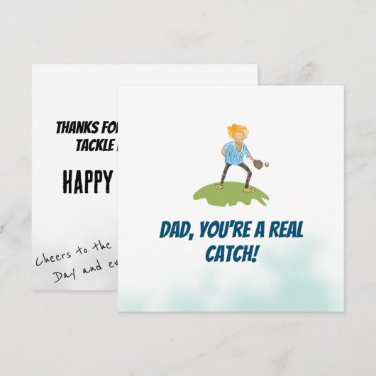 Proost op de MVP van Vaderdag en elke dag Feestdagenkaart (Voorkant / Achterkant)